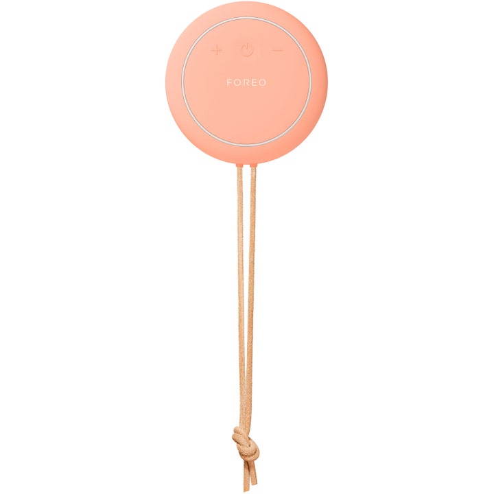 FOREO LUNA 4 body Peach Perfect 1 stk kropsbørste i ferskenfarvet silikone med snor til effektiv eksfoliering