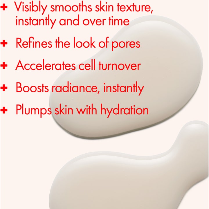 Origins Youthtopia Refining Apple Peel 100 ml peeling forfiner porer vist med hvid tekstur og røde fordele