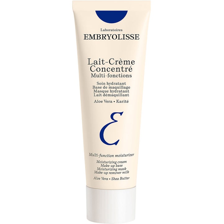 Embryolisse Lait-Crème Concentré multifunktionel fugtighedscreme i hvid tube med mørkeblåt logo.
