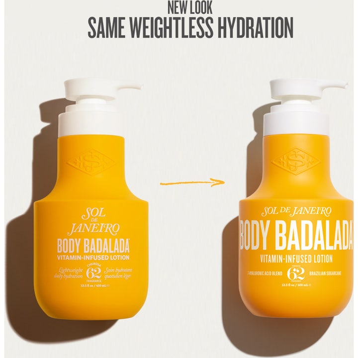 Sol de Janeiro Body Badalada Bodylotion 400 ml fugtgivende lotion med sukkerrør, paranødder og klar flydende tekstur