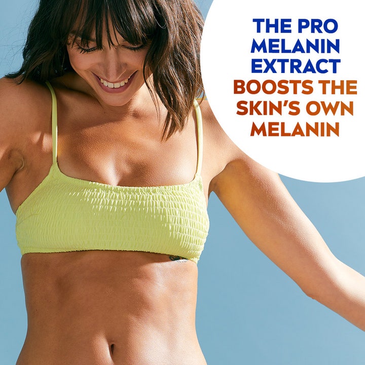 NIVEA Sun Protect & Bronze Oil 200 ml sololie med pro melanin extract der booster hudens egen farve