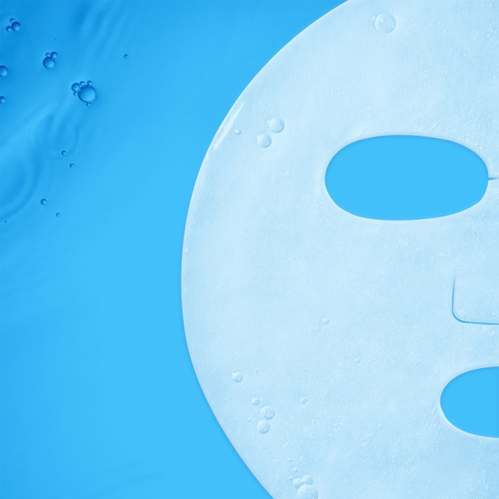 Dr.Jart+ Dermask Vital Hydra Solution Pro 26 g fugtgivende sheet maske på blå vandbaggrund
