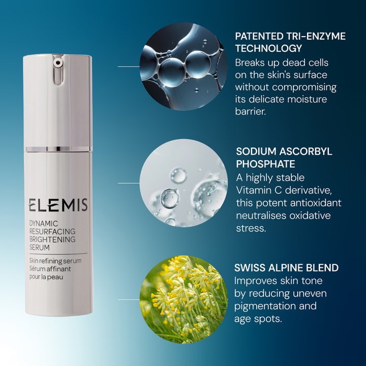 Elemis Dynamic Resurfacing Super-C Serum 30 ml med Tri-Enzyme teknologi og C-vitamin der giver glød