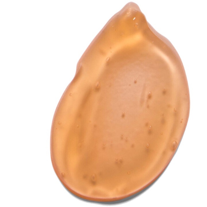 Erborian Red Pepper Pulp 50 ml fugtgivende dagcreme viser en let og gennemsigtig orange geltekstur