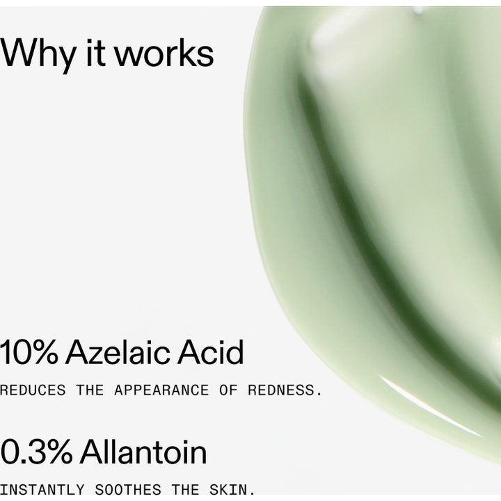 The INKEY List Azelaic Acid 10% Serum 30 ml beroligende serum mod rødme med lysegrøn formel og tekst om azelainsyre