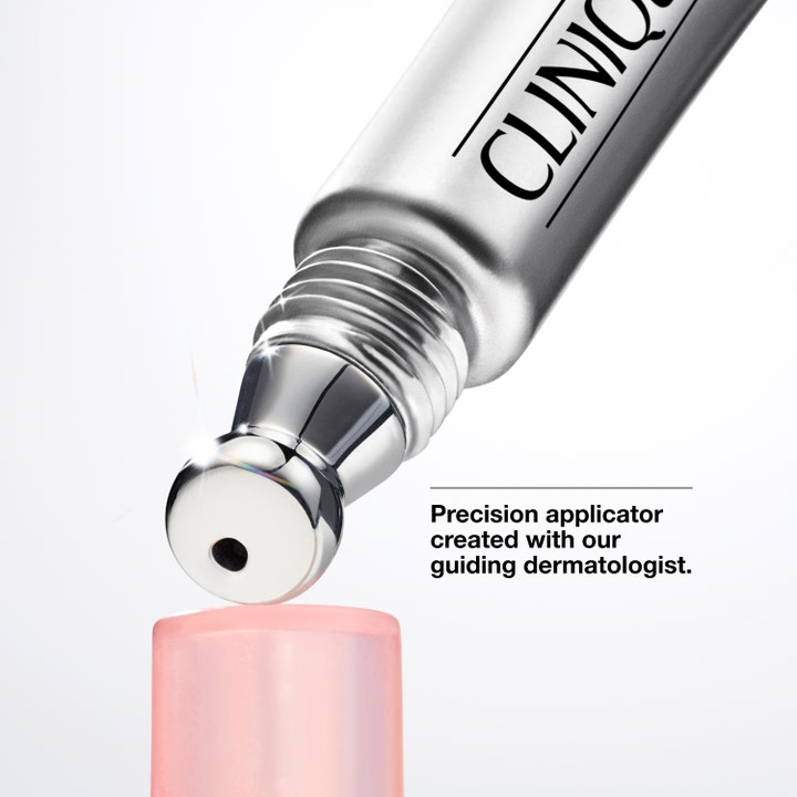 Clinique All About Eyes Brightening Serum Concentrate 10 ml øjenserum der lysner med sølv precision applicator