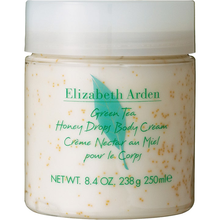 Elizabeth Arden Green Tea Honey Drops Body Cream 250ml fugtgivende kropscreme med synlige gyldne perler i klar krukke