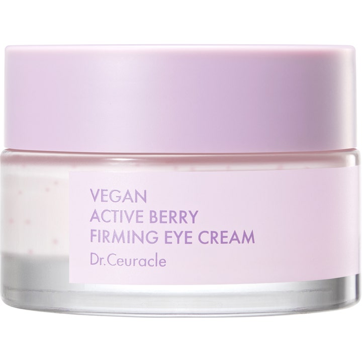 Dr.Ceuracle Vegan Active Berry Firming Eye Cream 22g opstrammende øjencreme i en lyselilla krukke med matchende låg.