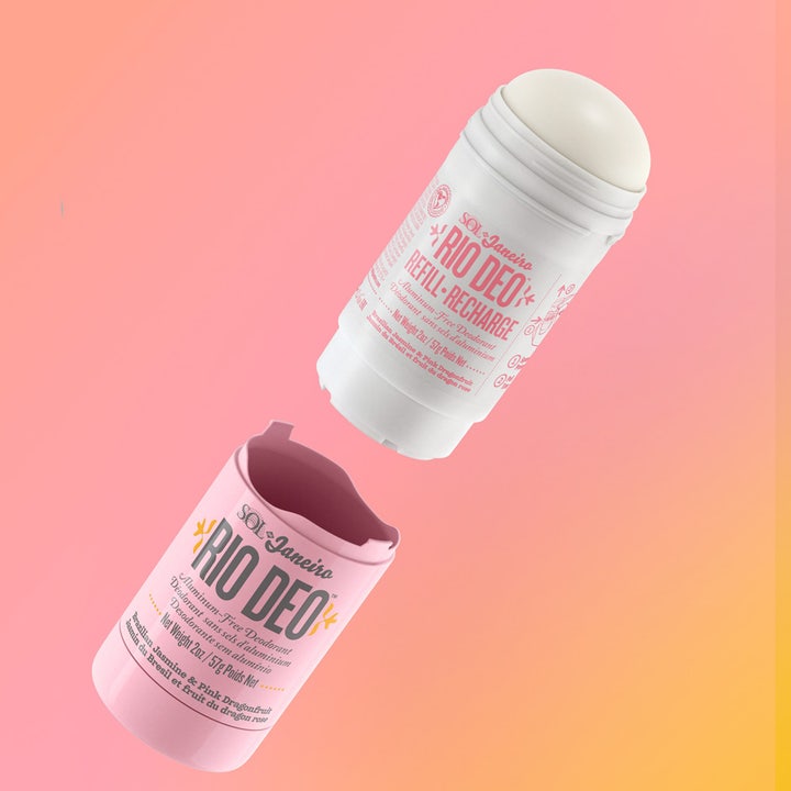 Sol de Janeiro Rio Deo 68 57 ml aluminiumfri deodorant refill stick i lyserød og hvid emballage