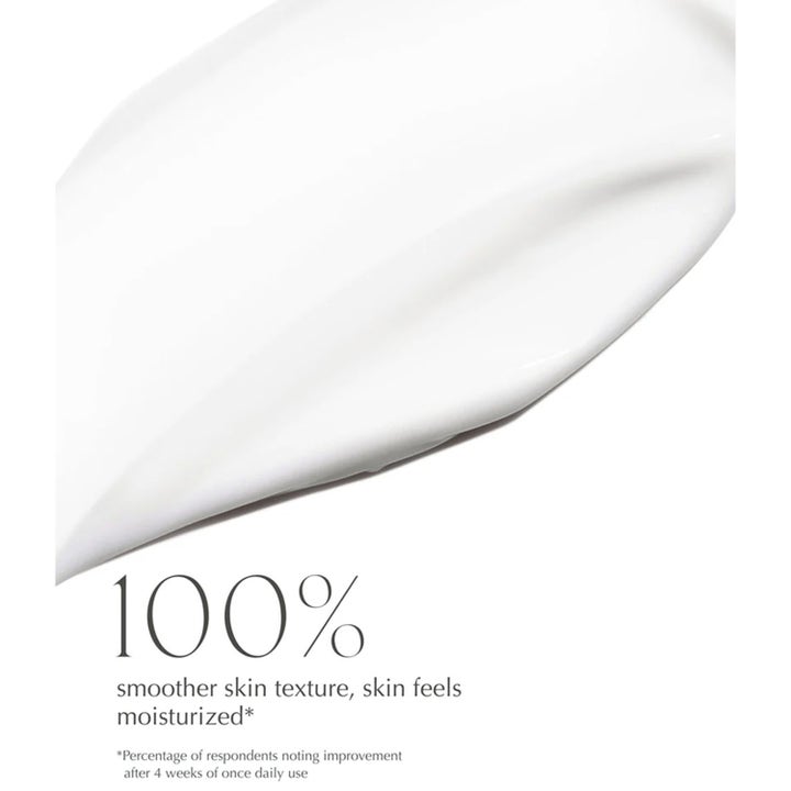 Exuviance Glycolic Perfecting Moisturizer 45 g natcreme med hvid cremet tekstur der giver 100% glattere hudstruktur