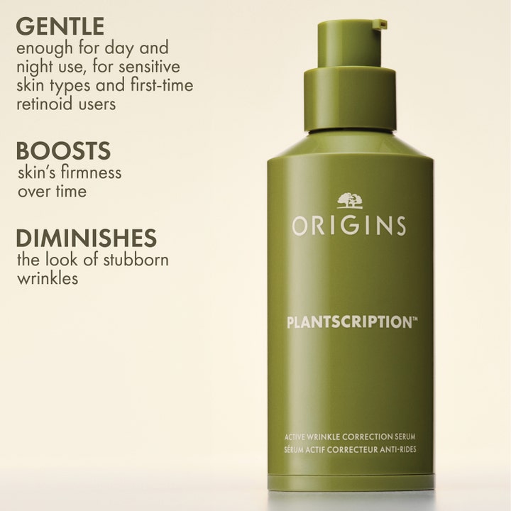 Origins Plantscription Multi-Powered Youth Serum 30 ml anti-age serum i grøn pumpeflaske der øger hudens fasthed.