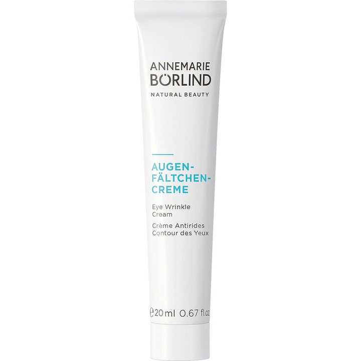 Annemarie Börlind Eye Wrinkle Cream 20 ml øjencreme mod rynker i en hvid tube med blå og sort tekst