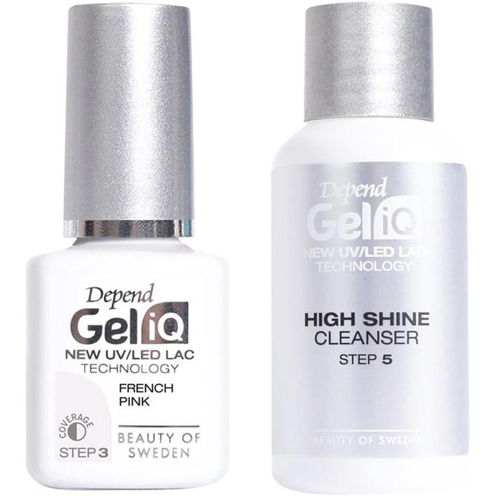 Gel IQ French Pink & High Shine Cleanser Set