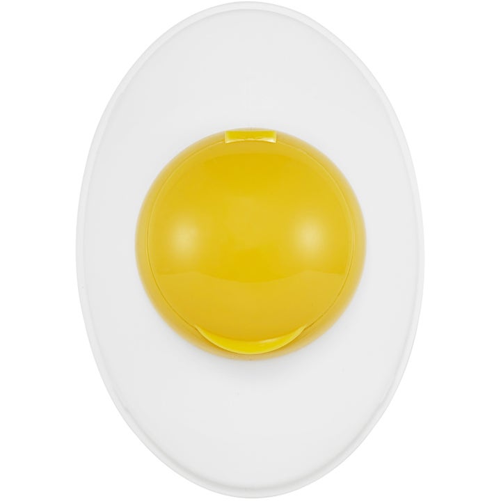 Holika Holika Smooth Egg Skin Peeling Gel 140 ml eksfolierende peeling der giver glat hud i hvid og gul æggeform