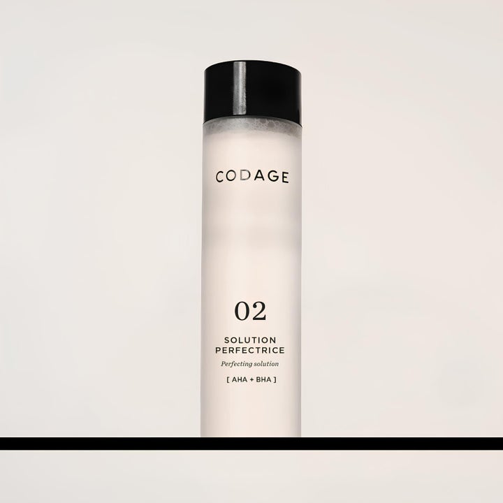 Codage Paris The Perfecting Solution N°02 150 ml eksfolierende ansigtstoner i frostet flaske med AHA og BHA