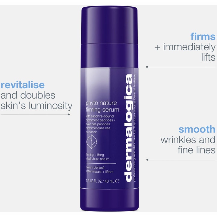Dermalogica AGE smart Phyto-Nature Firming Serum 40 ml opstrammende serum i lilla flaske der løfter og giver glød
