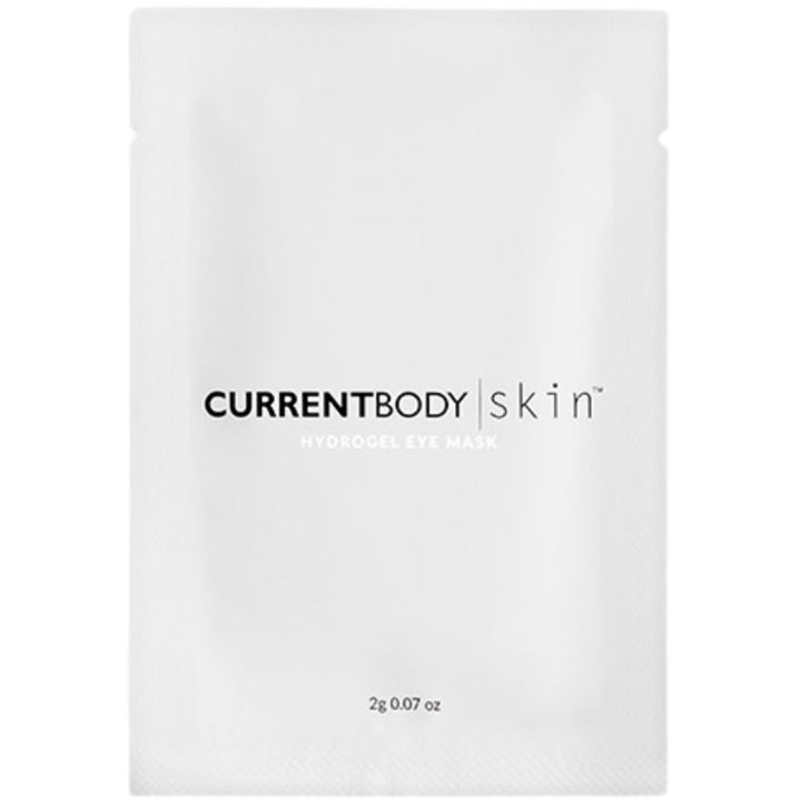 CurrentBody Skin Hydrogel Eye Mask 2g fugtgivende øjenmaske i hvid sachet med sort og grå tekst