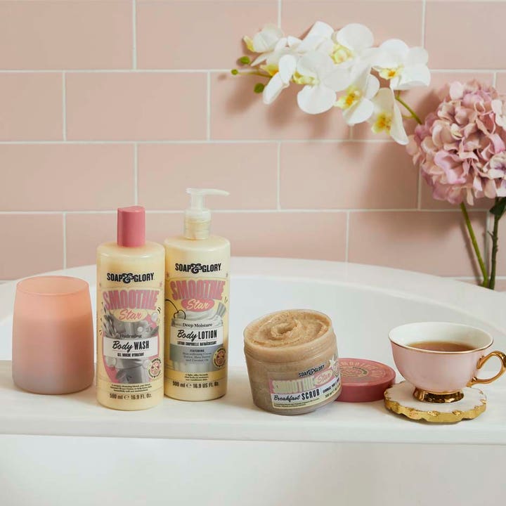 Smoothie Star Body Scrub for Exfoliation and Smoother Skin