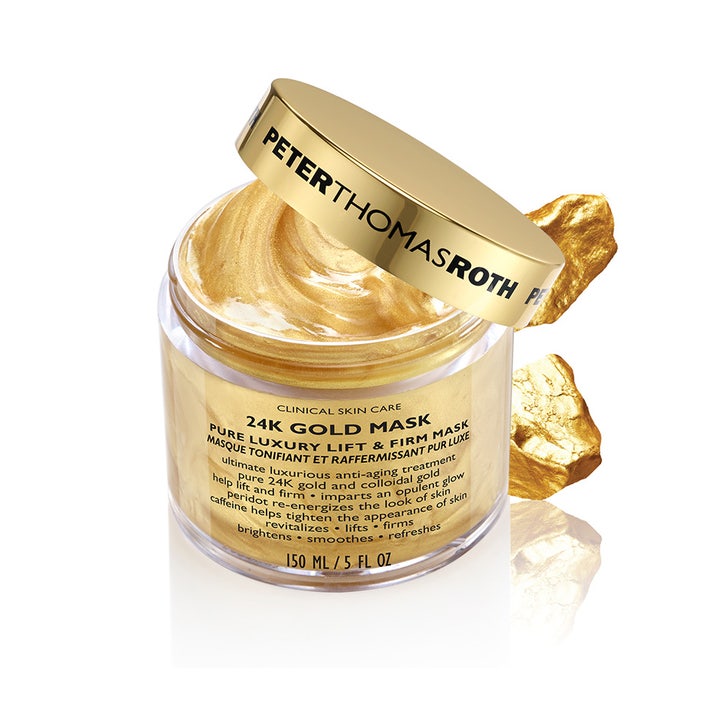 Peter Thomas Roth 24K Gold Mask 50 ml opstrammende ansigtsmaske med glitrende guldtekstur i krukke
