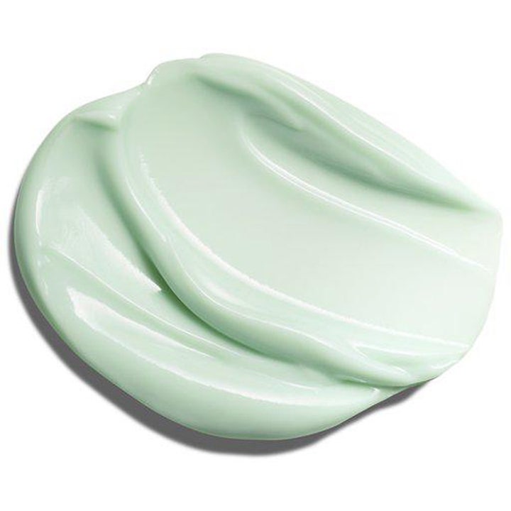 Clarins Cryo-Flash Cream-Mask 75 ml kølende ansigtsmaske med en cremet og lysegrøn tekstur.