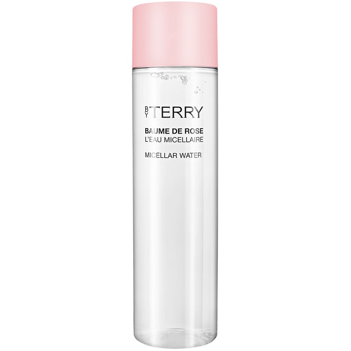 By Terry Baume de Rose L'Eau Micellaire 200ml rensende micellar water i en klar flaske med et mat lyserødt låg
