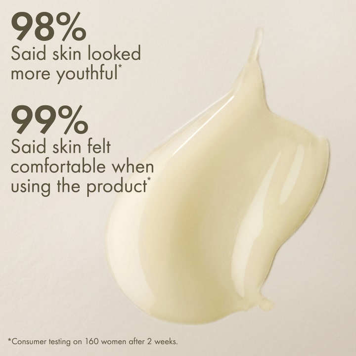 Origins Plantscription Multi-Powered Youth Serum 30 ml serum med cremet tekstur og tekst om 98% mere ungdommelig hud.