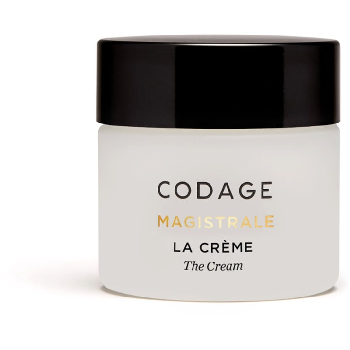 Codage Magistrale La Crème 50 ml nærende ansigtscreme i en krukke af frostet glas med et sort låg