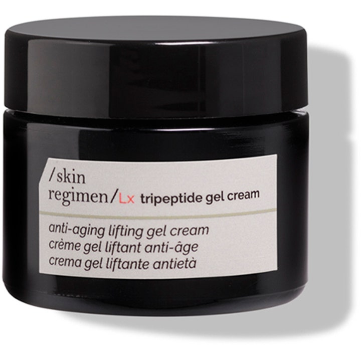 /skin regimen/ Lx Tripeptide Gel Cream 50 ml anti-aging ansigtscreme i en stilren sort glaskrukke