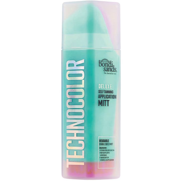 Bondi Sands Technocolor Deluxe Self Tanning Application Mitt 1 stk til stribefri tan i turkis i frostet hylster