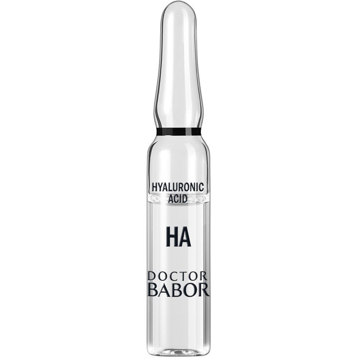 Doctor Babor Hyaluronic Acid Power Serum Ampoules 2 ml fugtgivende serum i klar glasampul med sort tekst