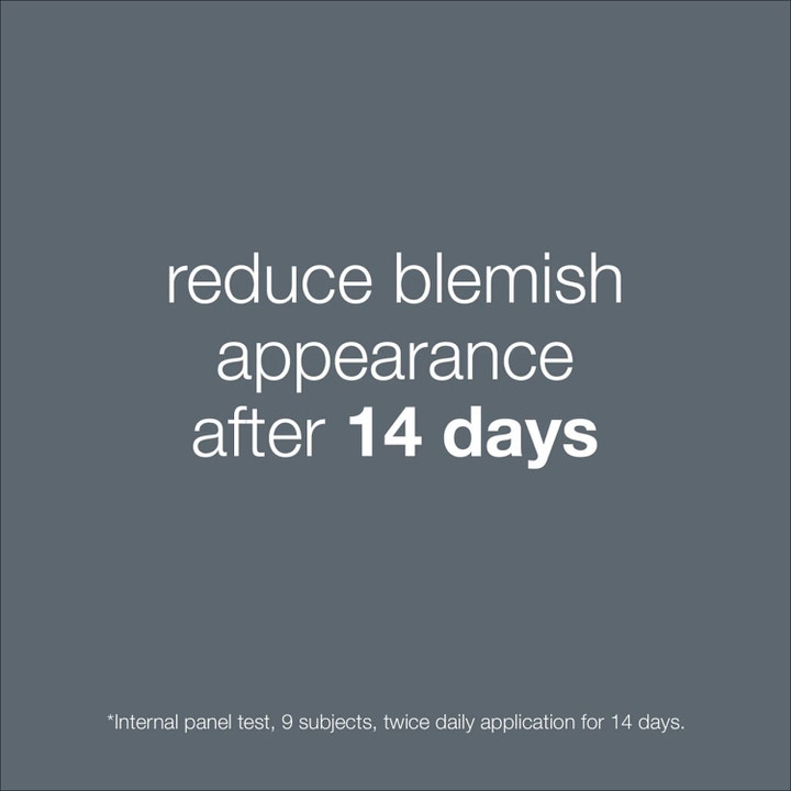 Dermalogica Deep Acne Liquid Patch 15 ml ansigtsserum mod bumser med tekst om synlige resultater efter 14 dage