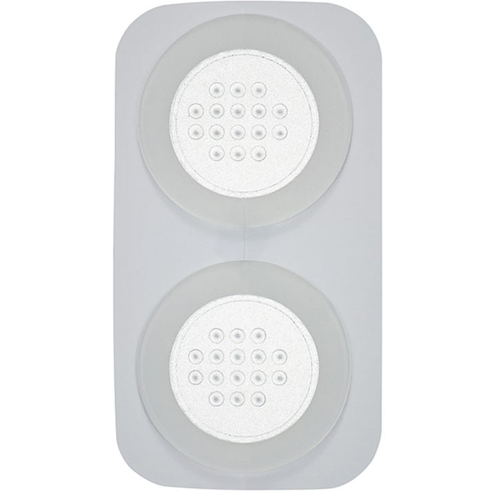 Holika Holika Acnenator Pimple Clearing Patch 6 stk mod urenheder viser to runde plastre med en fin mikrostruktur.