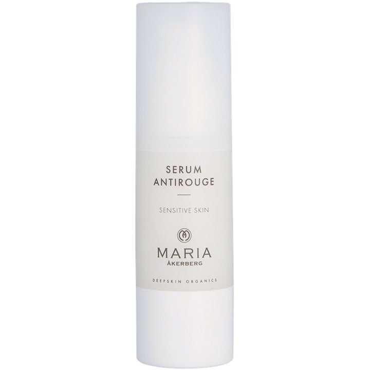 Maria Åkerberg Serum Antirouge 30 ml beroligende serum mod rødme i en hvid minimalistisk pumpeflaske