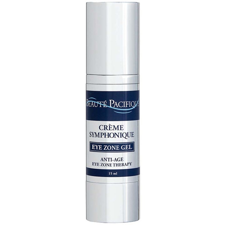 Beauté Pacifique Crème Symphonique Eye Zone Gel 15 ml anti-age øjencreme i hvid og blå pumpeflaske