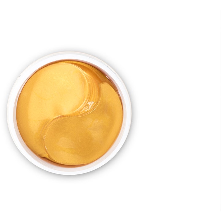 Kocostar Princess Eye Patch 30 stk fugtgivende øjenmasker med guldglitrende hydrogel patches i hvid krukke
