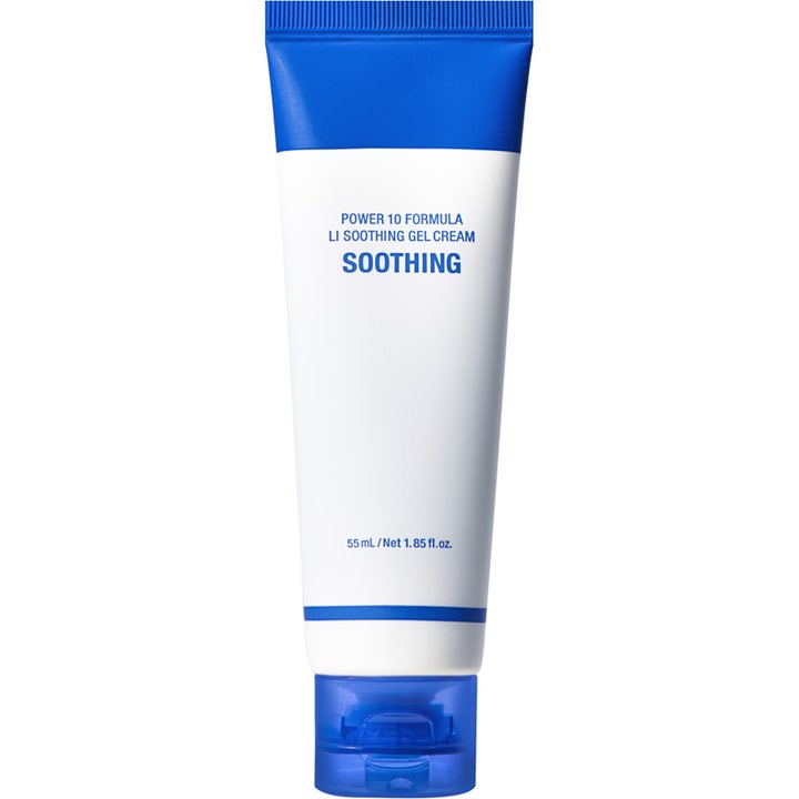 It's Skin Power 10 Formula LI Soothing Gel Cream 55 ml beroligende ansigtscreme i hvid tube med blåt låg