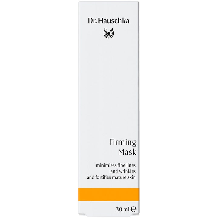 Dr. Hauschka Firming Mask 30 ml opstrammende ansigtsmaske i hvid æske der minimerer fine linjer og rynker