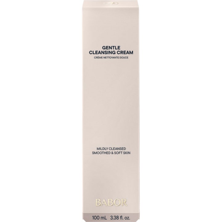 Babor Gentle Cleansing Cream 100 ml ansigtsrens for blød hud i en stilren beige papæske.