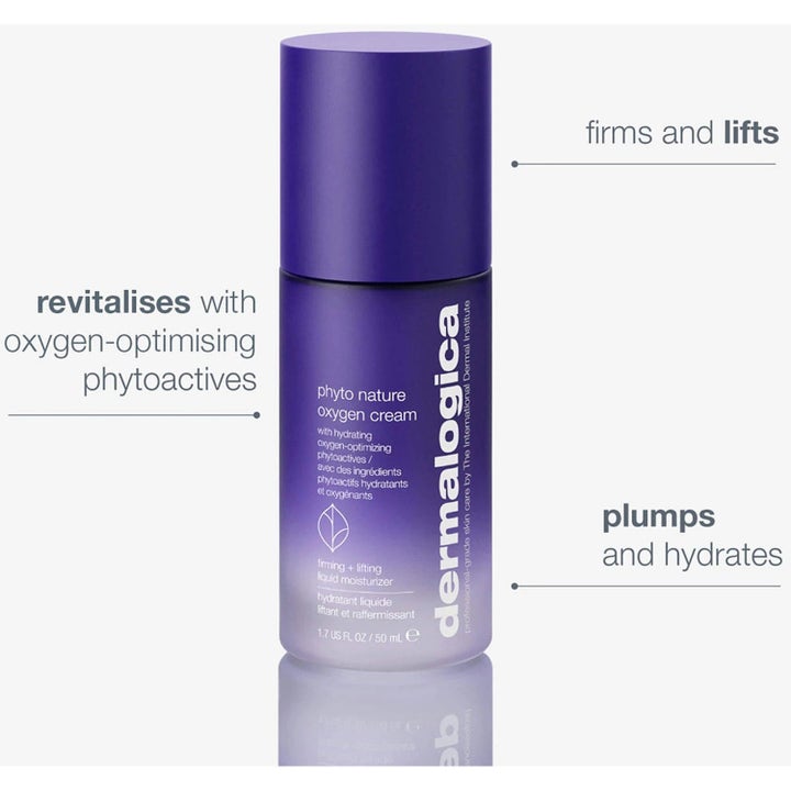 Dermalogica Phyto Nature Oxygen Cream 50 ml opstrammende ansigtscreme i lilla flaske der revitaliserer og løfter huden.