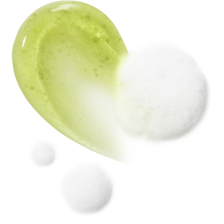 I'm From Mugwort Gel Cleanser 150 ml beroligende ansigtsrens med lysegrøn geltekstur og luftigt hvidt skum.