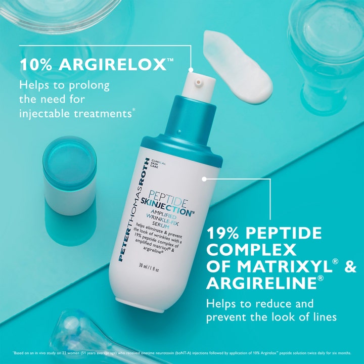 Peter Thomas Roth Peptide Skinjection 30 ml rynkereducerende serum med 19% peptidkompleks og hvid tekstur