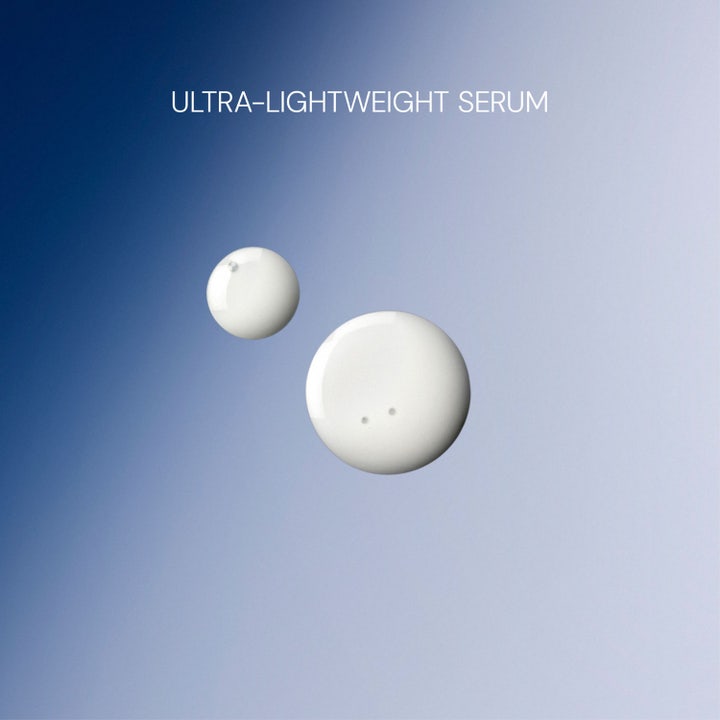 Elemis Pro Collagen Future Restore Serum 30 ml genopbyggende ansigtsserum med hvide dråber af ultra-lightweight tekstur