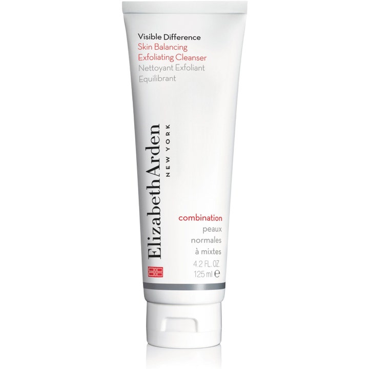 Elizabeth Arden Visible Difference Skin Balancing Exfoliating Cleanser 125 ml balancerende ansigtsrens i hvid tube