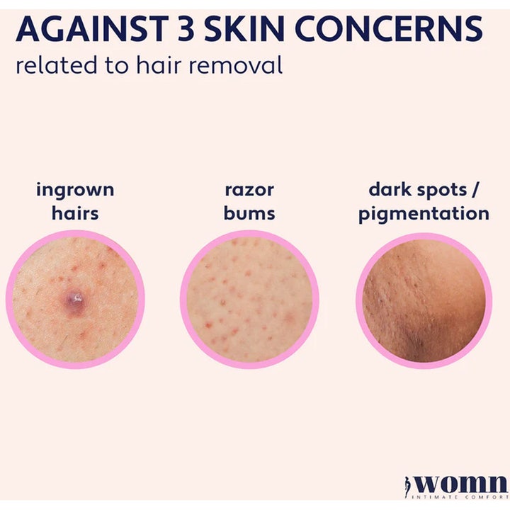 Womn Womn Ingrown Hair Serum 50 ml intimpleje mod indgroede hår, røde knopper og pigmentering efter hårfjerning