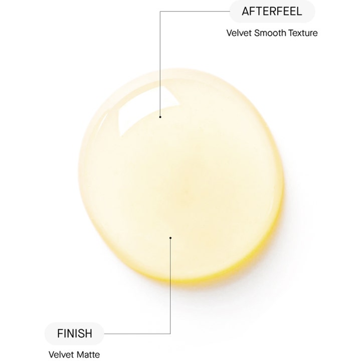Niche Beauty Lab Transparent Lab Invisible Sunscreen 100 ml solcreme viser en fløjlsblød geltekstur og mat finish