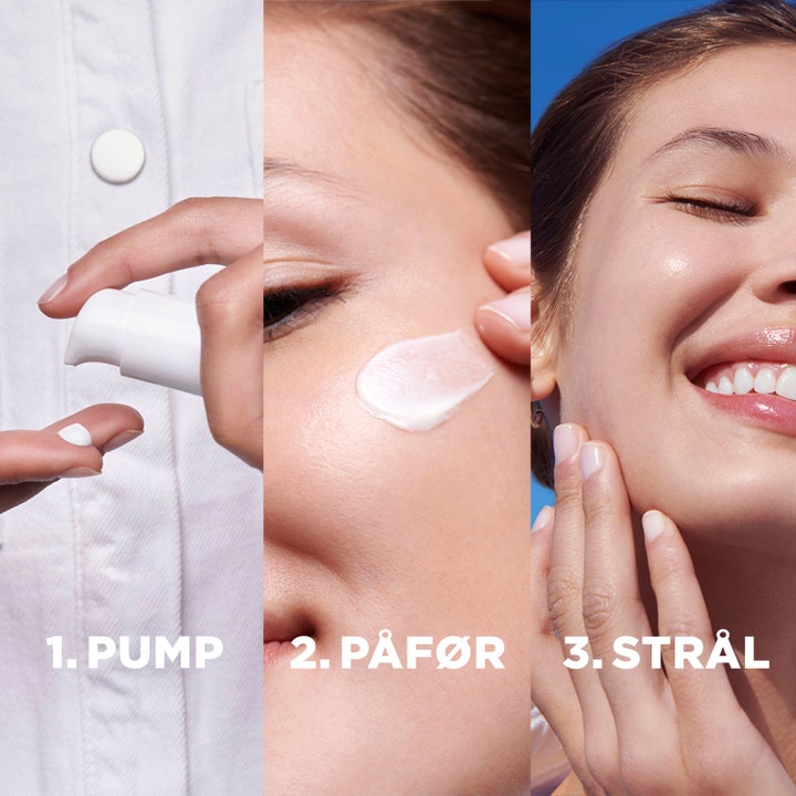 Garnier Skin Active Vitamin C Serum Cream 50 ml i en tretrinsguide der giver huden glød og udstråling