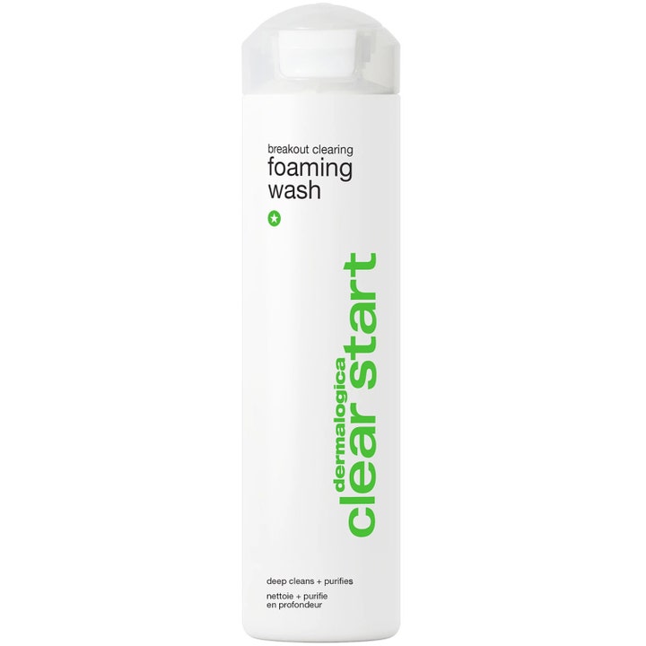 Dermalogica Clear Start Breakout Clearing Foaming Wash 177 ml ansigtsrens mod urenheder i hvid plastflaske