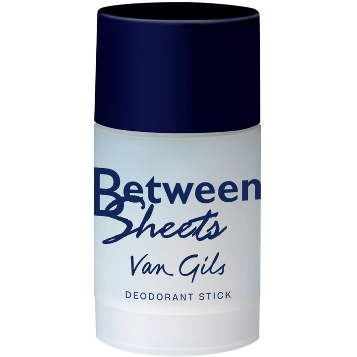 Van Gils Between Sheets 75 ml deodorant stick giver friskhed i en hvid emballage med mørkeblåt låg