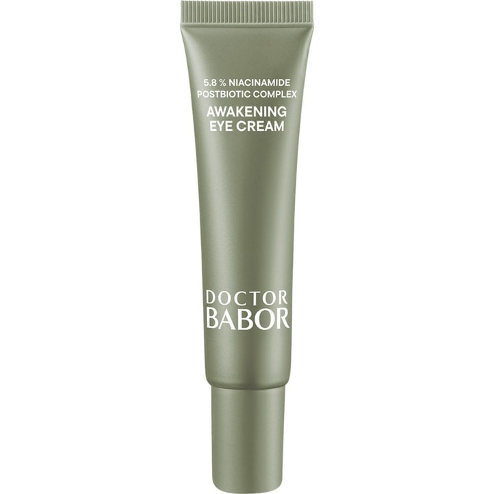 Doctor Babor Cleanformance Awakening Eye Cream 15 ml opfriskende øjencreme i grøn metallisk tube med hvid spids