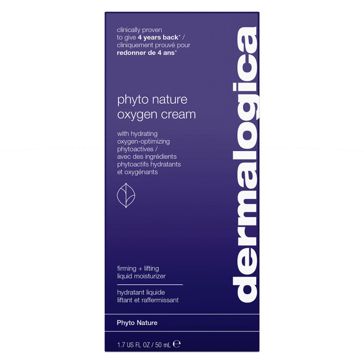 Dermalogica Phyto Nature Oxygen Cream 50 ml opstrammende ansigtscreme i lilla æske der giver huden fornyet glød.